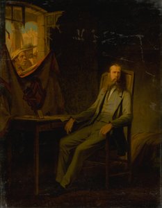 Císař Maximilián večer před popravou od Jules-Marc Chamerlat